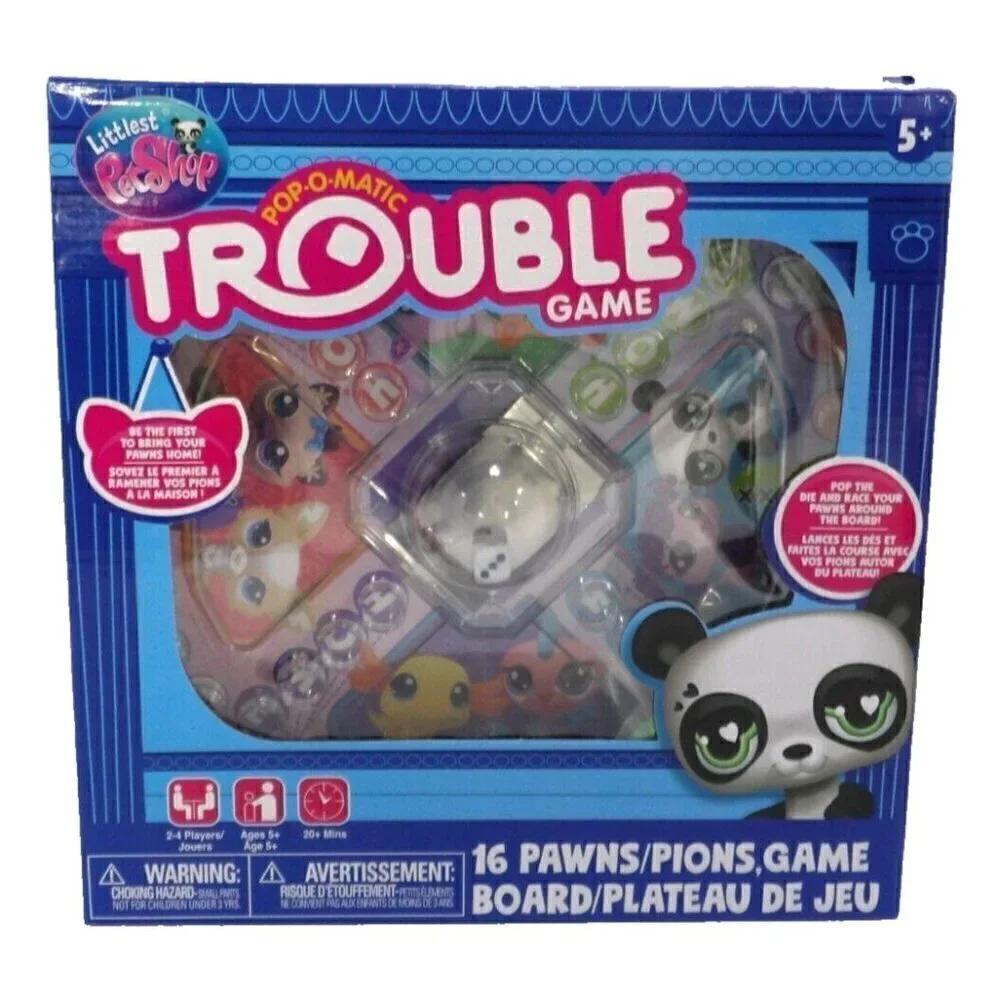 LITTLEST PETSHOP Pop-O-Matic Trouble game HASBRO 2024, NEW